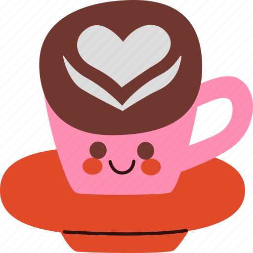 Lovelatte, latte, drink, cup, valentine icon - Download on Iconfinder