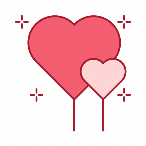 Ballon, gift, heart, heart ballon, love, romance, wedding icon - Download on Iconfinder