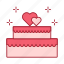 cake, cake shop, gift, heart, love, romance, wedding 