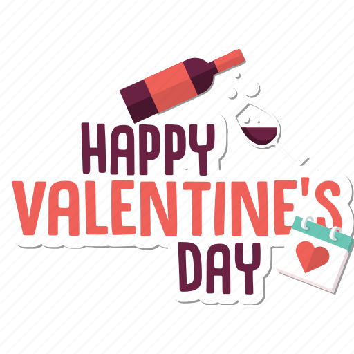 Celebration, day, event, holiday, love, valentine, wine icon - Download on Iconfinder