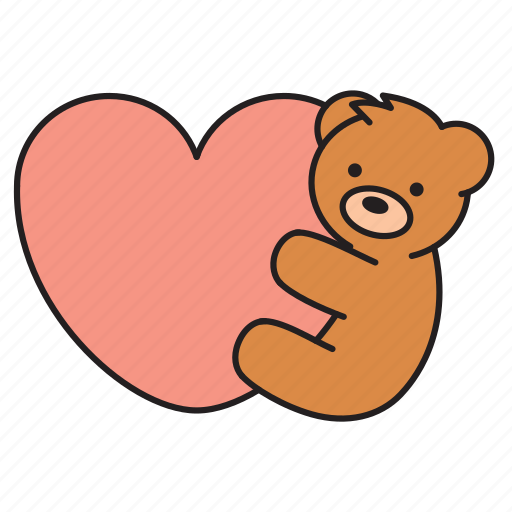 Valentine's day, love, romance, bear, valentine, heart, cute icon - Download on Iconfinder