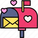 valentine, love, dating, lover, heart, letter box
