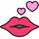valentine, love, dating, lover, heart, lip, kiss