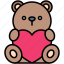 valentine, love, dating, lover, heart, doll, teddy bear
