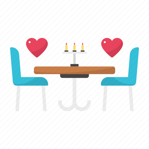 Dinner, date, love, valentines, passion, romantic icon - Download on Iconfinder