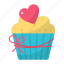 love, cake, sweet, cupcake, valentines, passion 