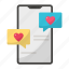 love, message, chat, smartphone, mobile phone, valentines, passion 