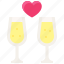 valentine, love, dating, lover, heart, champagne, drink 