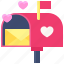 valentine, love, dating, lover, heart, letter box 