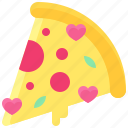 valentine, love, dating, lover, heart, pizza