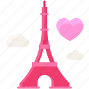 valentine, love, dating, lover, heart, tower, landmark