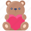 valentine, love, dating, lover, heart, teddy bear, doll 