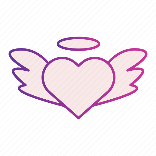 Angel, love, valentine, romantic, heart, romance, shape icon - Download on Iconfinder