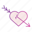 heart, arrow, love, valentine, romance, passion, shape, holiday, cupid 
