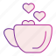 tea, hot, morning, cappuccino, heart, coffee, cup, drink, restaurant 