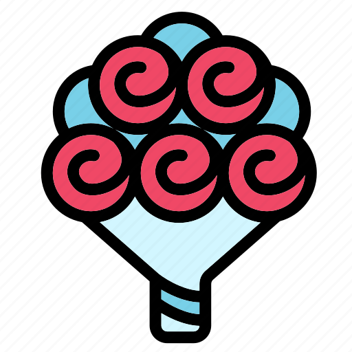 Bouqet, flower, rose, celebration, gift, surprise, present icon - Download on Iconfinder