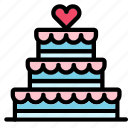 cake, celebration, decoration, dessert, love, dinner, marriage, valentines