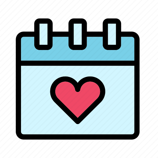 Calendar, event, valentines, party, holiday, celebration, date icon - Download on Iconfinder