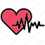 heartbeat, love, affection, valentine, heart, romantic, romance, health, pulse 