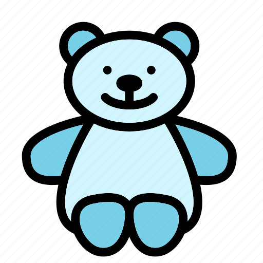 Teddy, bear, gift, soft, present, girl, toy icon - Download on Iconfinder