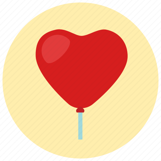 Ballon, heart, love, romance, romantic, valentine icon - Download on Iconfinder