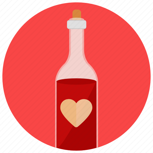 Drink, romance, wine, bottle, valentine icon - Download on Iconfinder