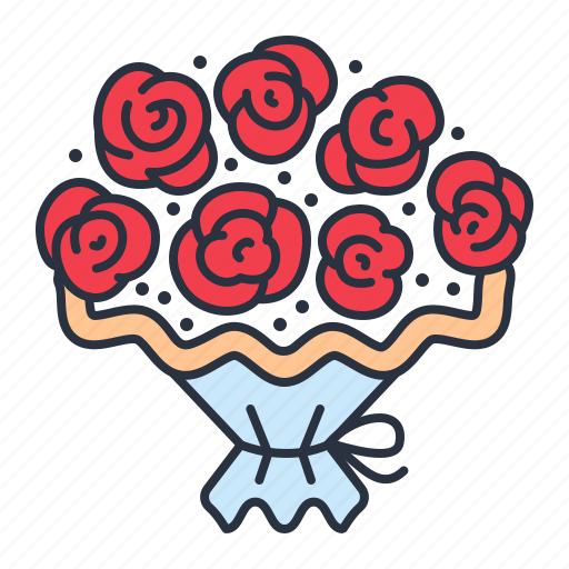 Bouquet, flower, roses icon - Download on Iconfinder