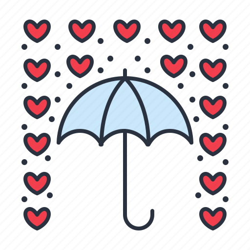 Hearts, love, no, umbrella icon - Download on Iconfinder