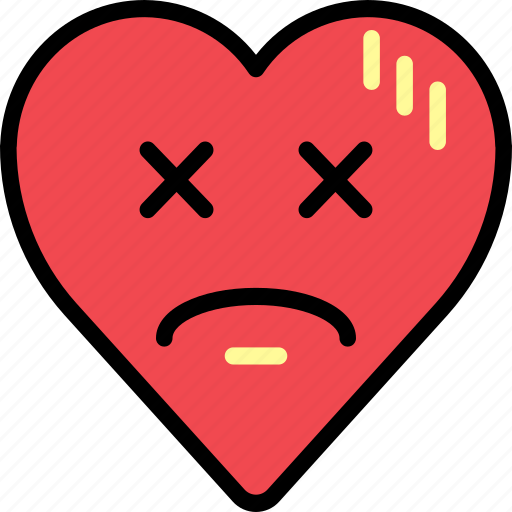 Dead, emoji, emotion, heart, kill icon - Download on Iconfinder