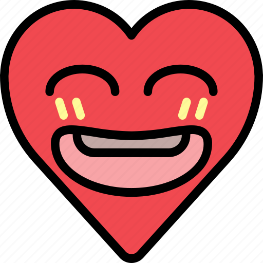 Emoji, emotion, happy, heart, joke, smile icon - Download on Iconfinder