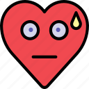 emoji, emotion, heart, neutral, shock, surprise