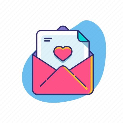 Envelope, letter, love, mail, valentine, valentine's day, wedding invitation icon - Download on Iconfinder