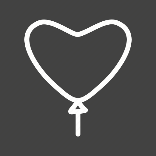 Balloon, decor, heart, love, valentine icon - Download on Iconfinder