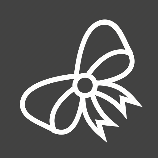 Bow, butterfly, decor, ribbon icon - Download on Iconfinder