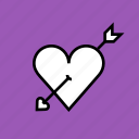 arrow, cupid, heart, love, marriage, romance, valentines