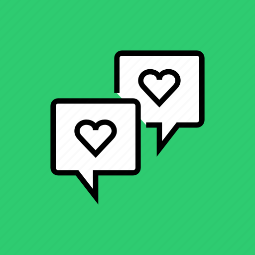 Bubble, chat, love, message, romance, talk, valentines icon - Download on Iconfinder