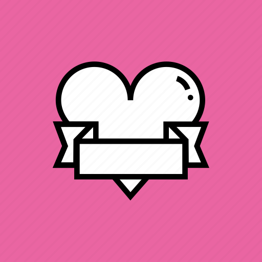 Gift, heart, love, ribbon, romance, valentines, wrap icon - Download on Iconfinder