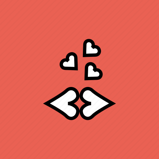 Kiss, kisses, lips, love, romance, romantic, valentines icon - Download on Iconfinder