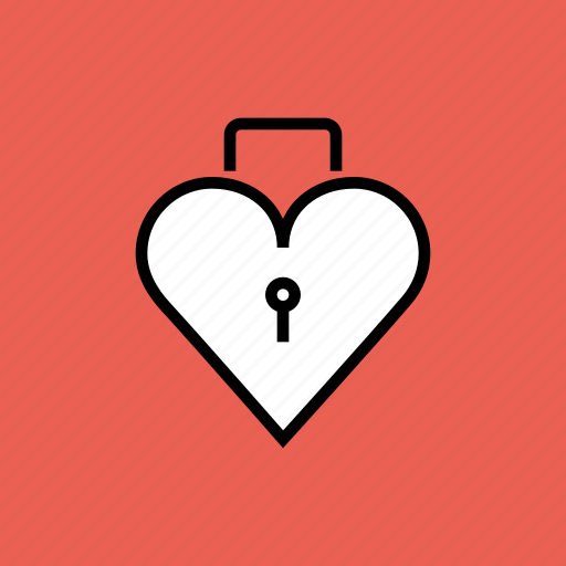 Day, heart, keyhole, lock, romance, valentines icon - Download on Iconfinder