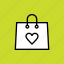bag, day, love, purchase, romance, shopping, valetines 