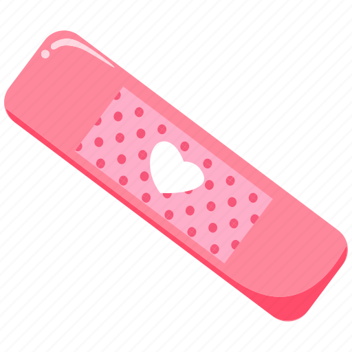 Bandage, romance, valentine, love, heart, happy, valentine day icon - Download on Iconfinder