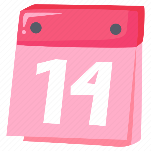 Calendar, romance, valentine, love, heart, happy, valentine day icon - Download on Iconfinder
