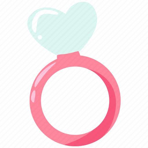 Ring, romance, valentine, love, heart, happy, valentine day icon - Download on Iconfinder