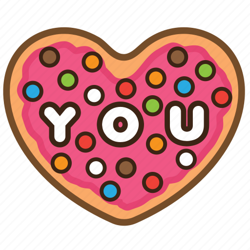 Cookie, love, pastrie, snack, sugar, sweet, valentine icon - Download on Iconfinder