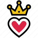 crown, heart, king, love, queen, royal, valentine’s day 
