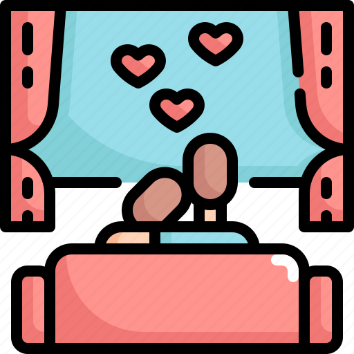 Love, movie, romance, sofa, sweet, valentine, valentines icon - Download on Iconfinder
