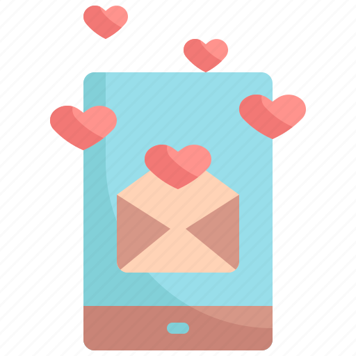 Email, love, message, mobile, romance, valentine, valentines icon - Download on Iconfinder