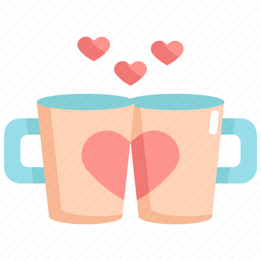 Coffee, cup, heart, love, romance, valentine, valentines icon - Download on Iconfinder