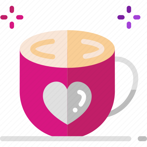 Heart, love, coffee, romantic, valentine icon - Download on Iconfinder