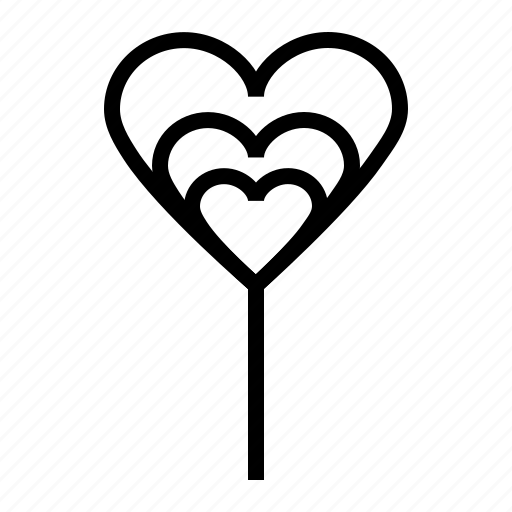 Candy, day, heart, lollipop, romance, sweet, valentines icon - Download on Iconfinder